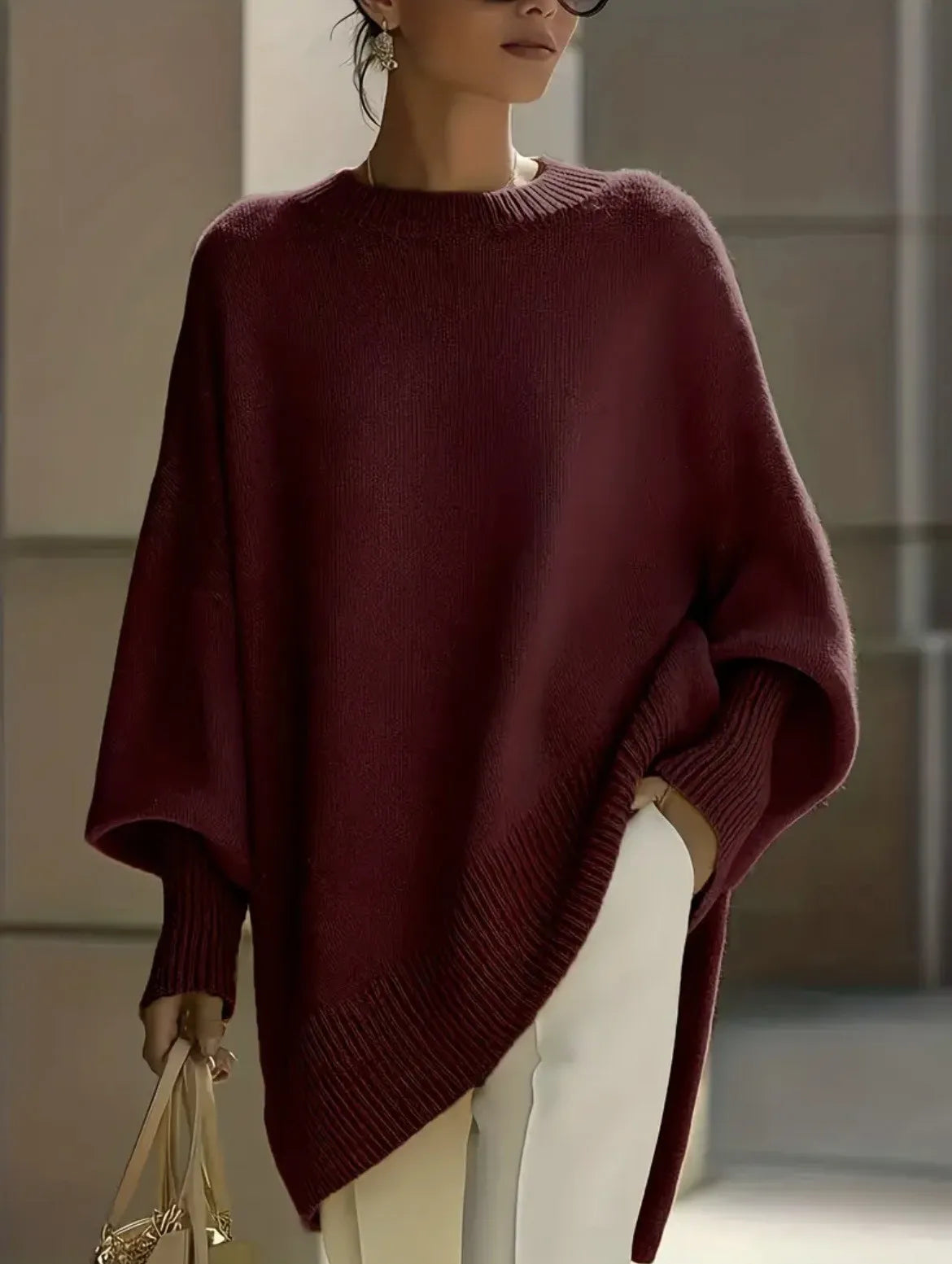Cozy Chunky Knit Oversized Pullover Sweater in 15 Gorgeous Colors
