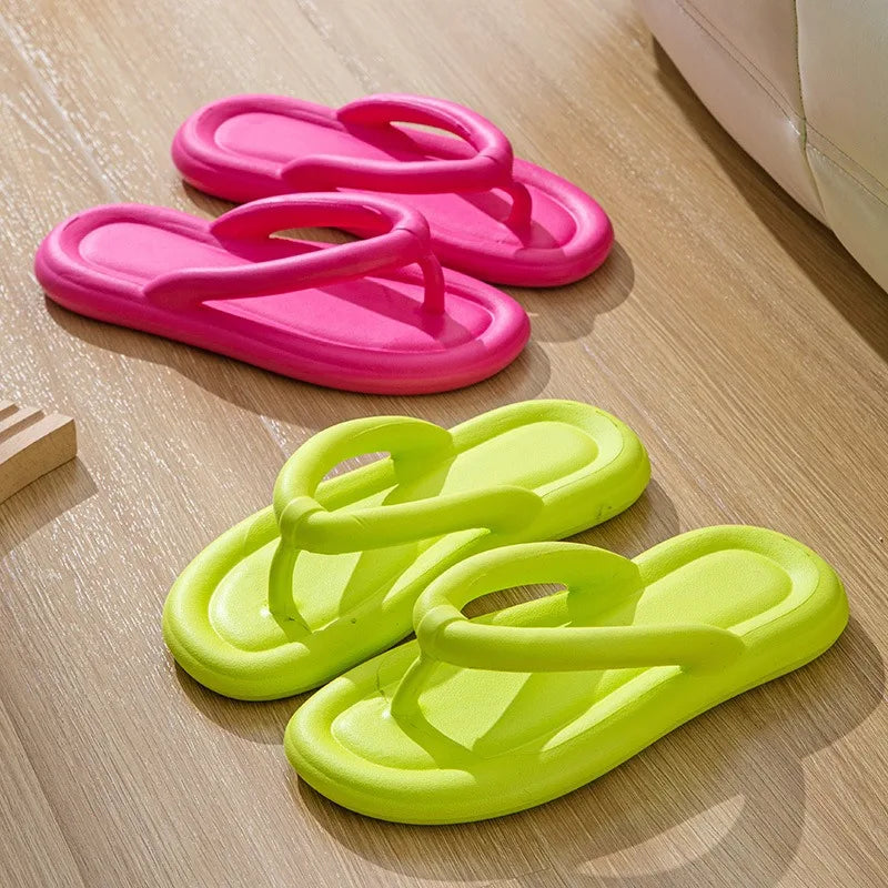 Bouncey sole flipflops in an assortment of colors