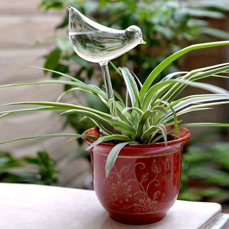5 Packs Bird-Shaped Self-Watering Globes Perfect For Automatic Drip Flower Watering
