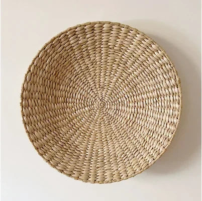 Boho Hand Woven Wall Basket Hanging, Decorative, Rustic, and unique in any room