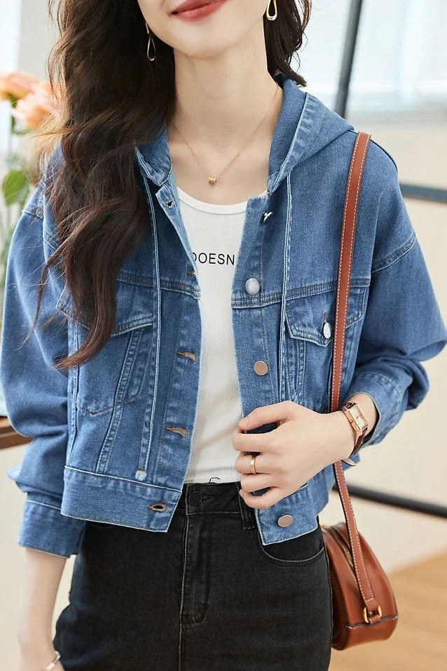 Short Hooded, Small Sizes, Denim Jackets
