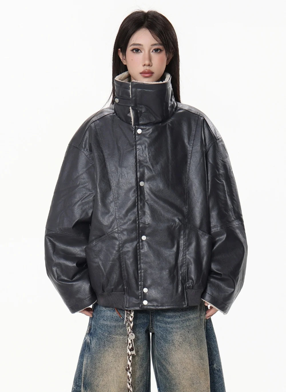 Lightweight Down Puffer Jacket with Pockets and  Luxury Padding for Warmth. Also comes in Black