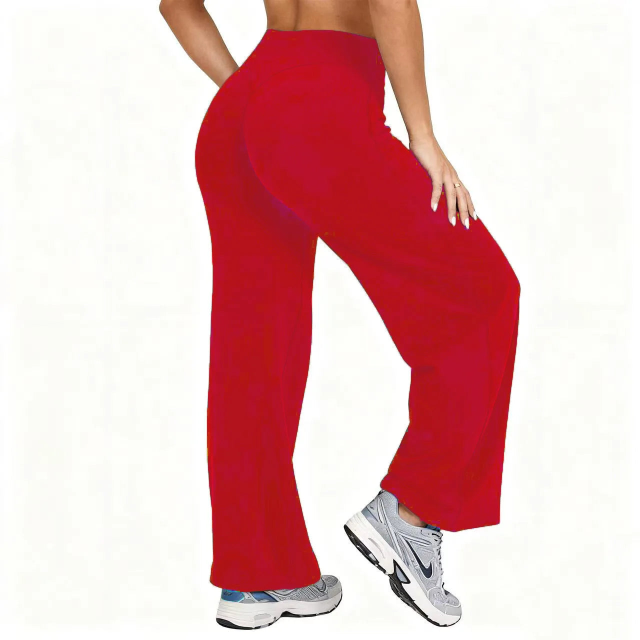 Sizes Up to 4XL Yoga Wide-leg Pants High Waist Stretchy Variety of Colors
