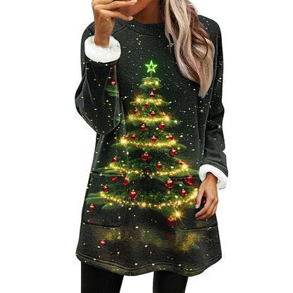 Casual Fleece Sweatshirts Women 15 prints or solids to choose from, with Pockets