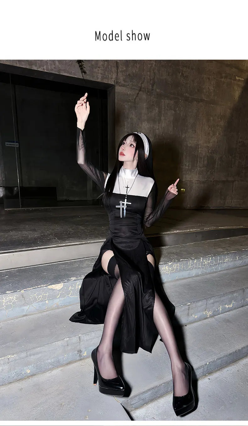 Halloween Sexy Nun Costume