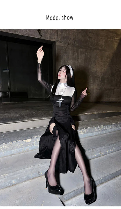 Halloween Sexy Nun Costume
