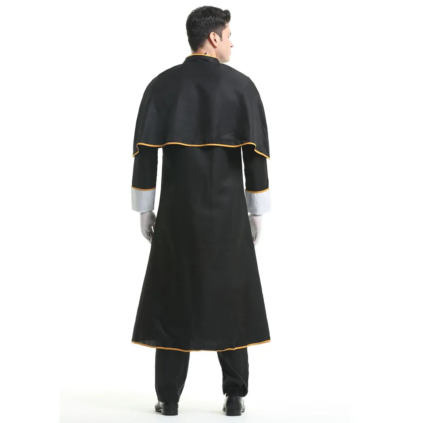 Medieval Cosplay Priest and Sexy Nun  Costume