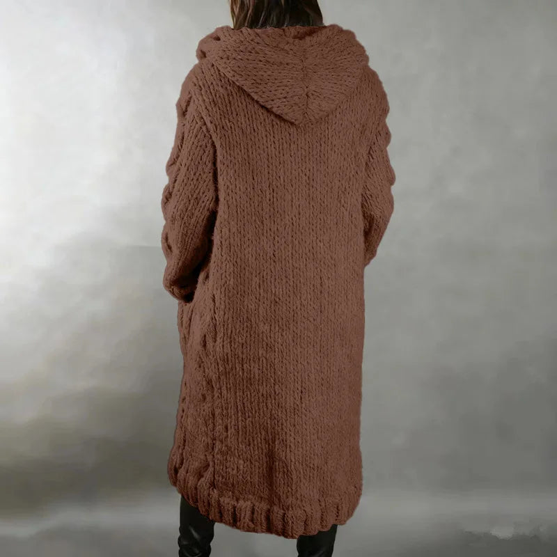 15 Colors, Oversized S-5XL Women Loose Knitted Sweaters, Thick Long Sleeve, Pocket, Buttons