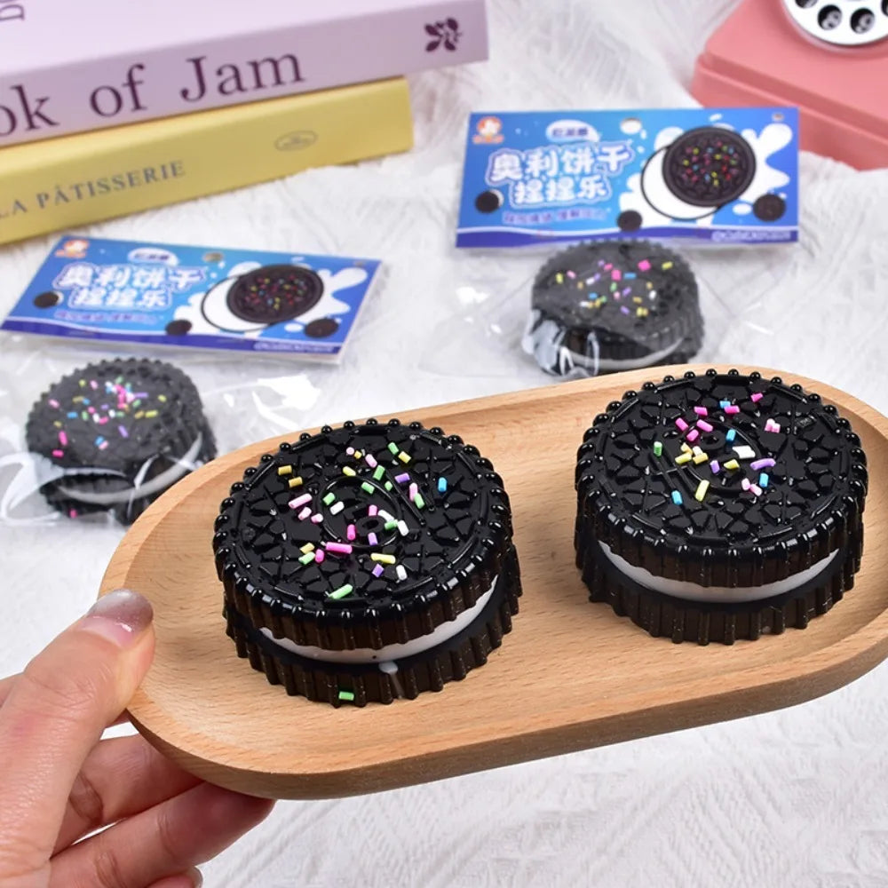 Stress Relief Squishy Toy. Creative Cookie Cake Super Soft Squeeze Toy.