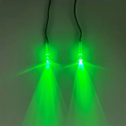 Halloween LED Glowing Skeleton Eyes with Timer, Light Up Props