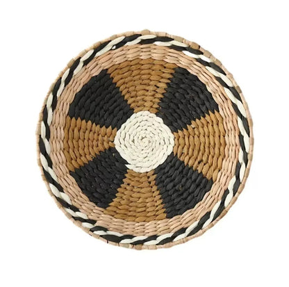 Boho Hand Woven Wall Basket Hanging, Decorative, Rustic, and unique in any room