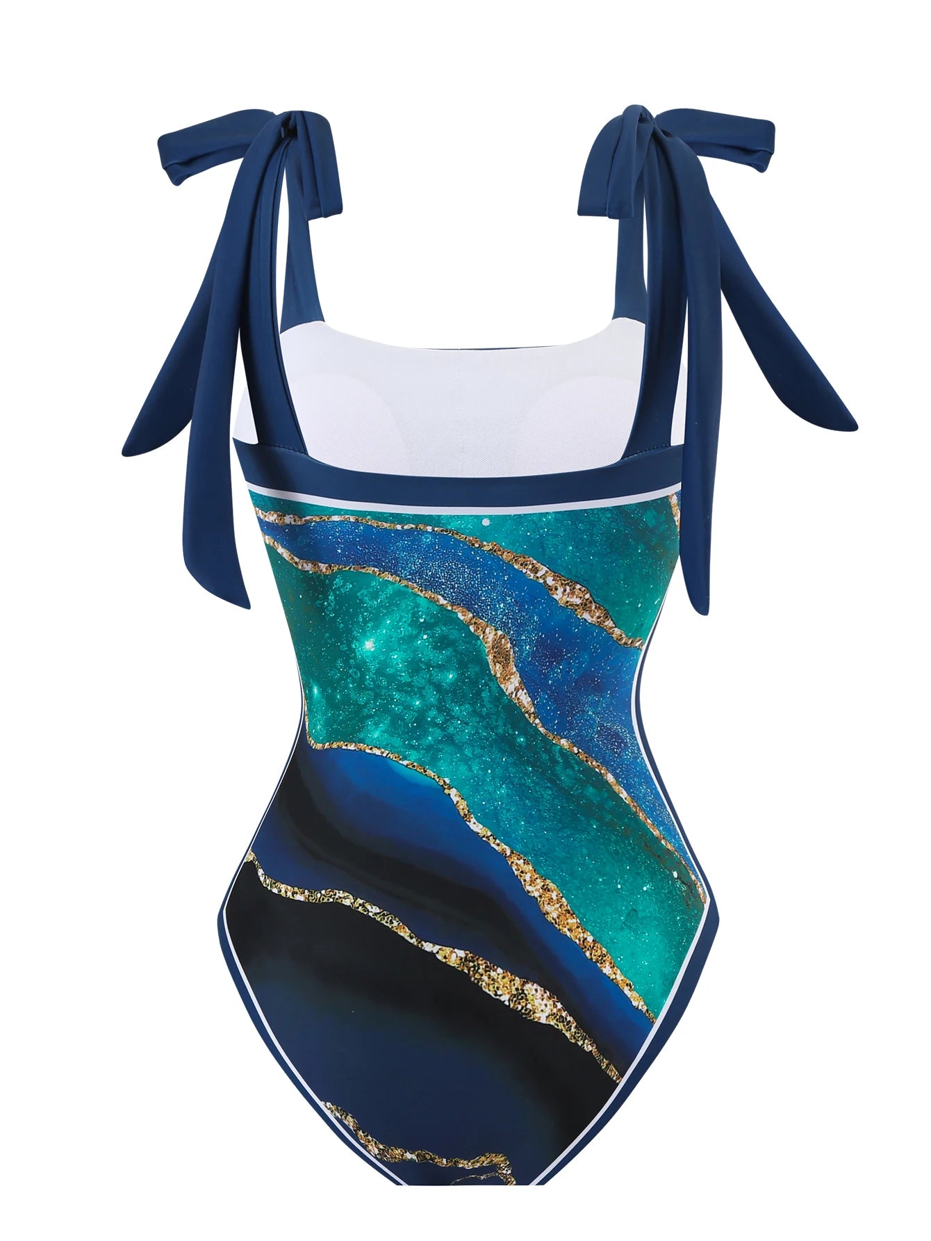 Custom-Made Digital Printed One-Piece Swimsuit with skirt cover-Up 5 different prints