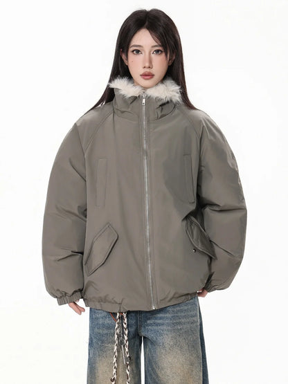 Lightweight Down Puffer Jacket with Pockets and  Luxury Padding for Warmth. Also comes in Black