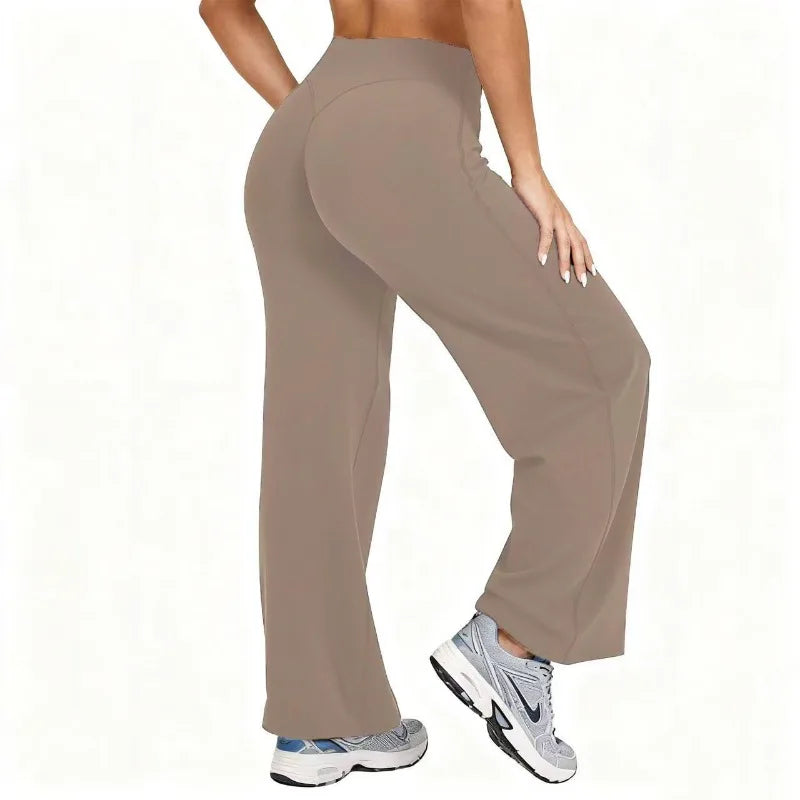 Sizes Up to 4XL Yoga Wide-leg Pants High Waist Stretchy Variety of Colors