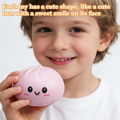 Squishy Dumpling Bun Toy, Slow Rising Glitter Dumpling Stress Ball