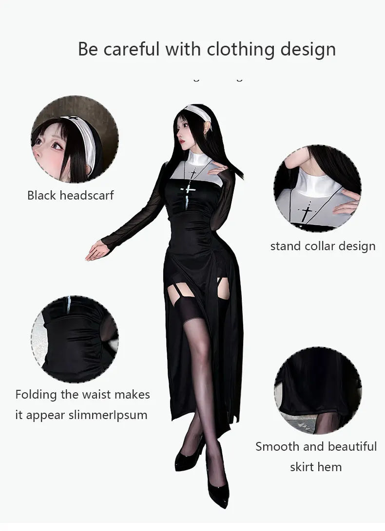 Halloween Sexy Nun Costume
