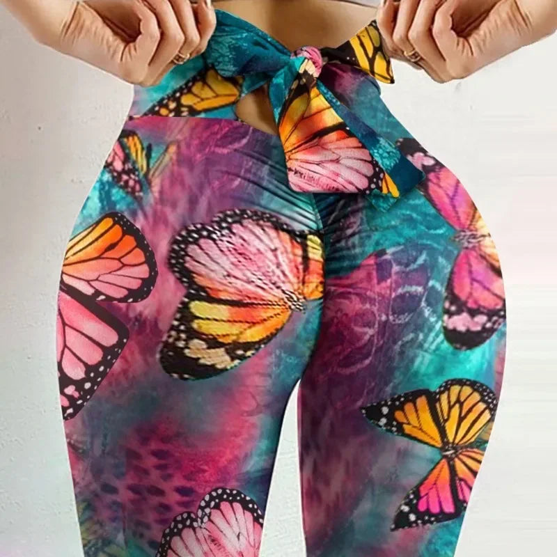 High waisted leggings for working out or going out.  Many designs
