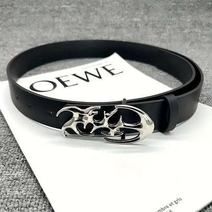 Plus sizes up to 51 Inches Riveted PU Leather Punk Belt For Men and Women