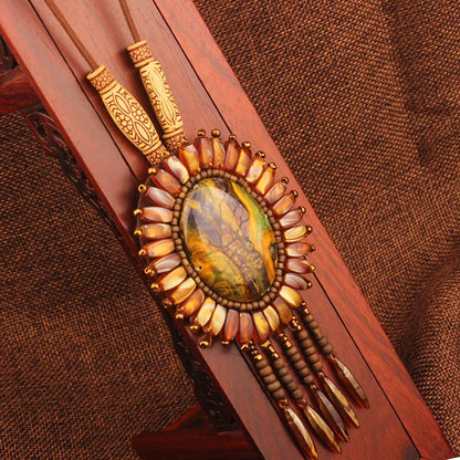 20 Designs handmade Vintage Bohemian leather braided necklace, Nepal jewelry
