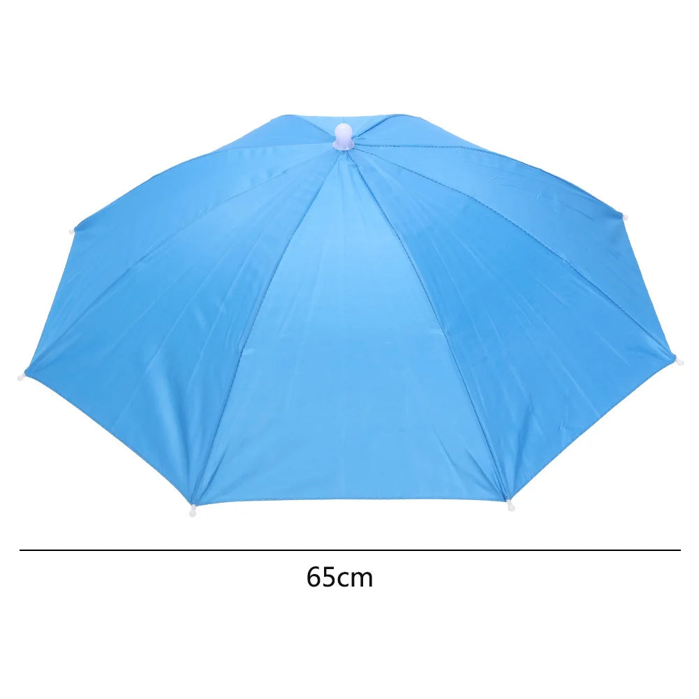 Portable Rain/UV Blocker for ballgames, fishing, and rain. Umbrella Hat
