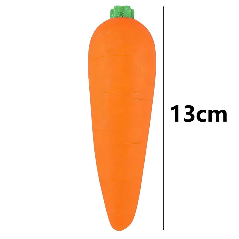 Carrot Stretch Squeeze Toy Soft Elastic, Stress Relief,  Fidget Toy Sensory Decompression Toy for Kids and Adults