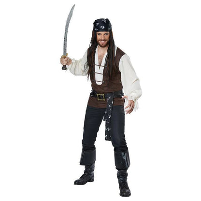 Halloween Pirate Costume, Carnival Pirate, Stage Performance Costume