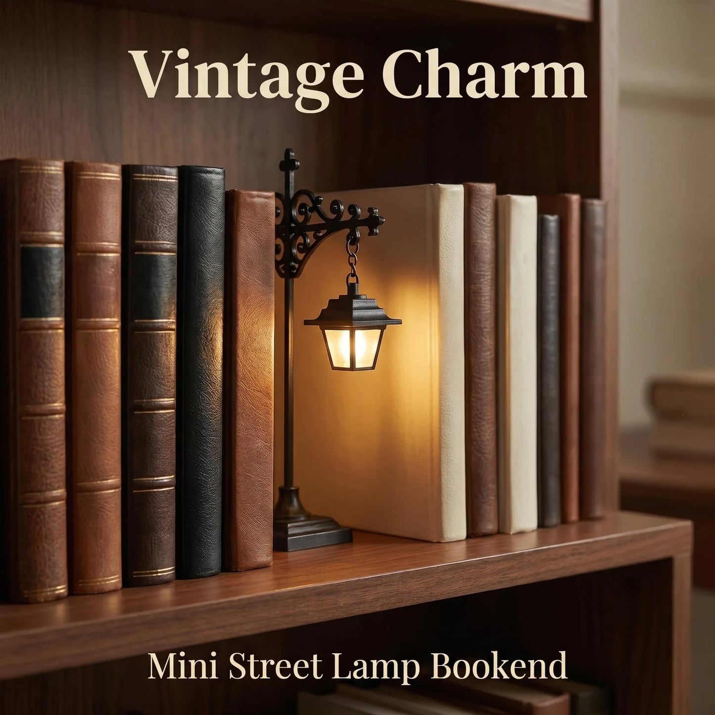 5 designs of Retro Bookshelf Lighting, Wall Mounted Reading Lamp, LED Night Light for Studious Ornamentation (Some Halloween, Some Not)