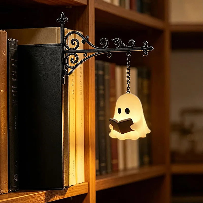5 designs of Retro Bookshelf Lighting, Wall Mounted Reading Lamp, LED Night Light for Studious Ornamentation (Some Halloween, Some Not)