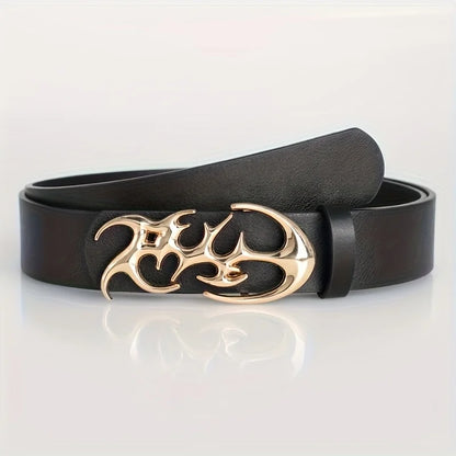 Plus sizes up to 51 Inches Riveted PU Leather Punk Belt For Men and Women
