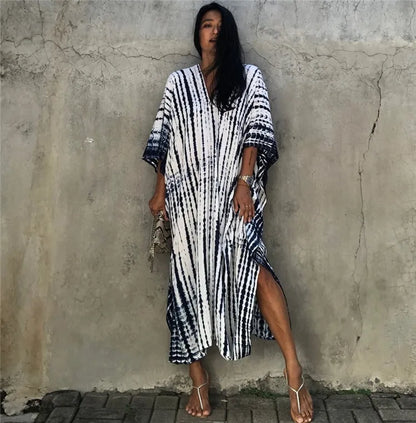 Beautiful Plus Size Women Casual Caftan Dress Swimwear or Casual or Lounging wear
