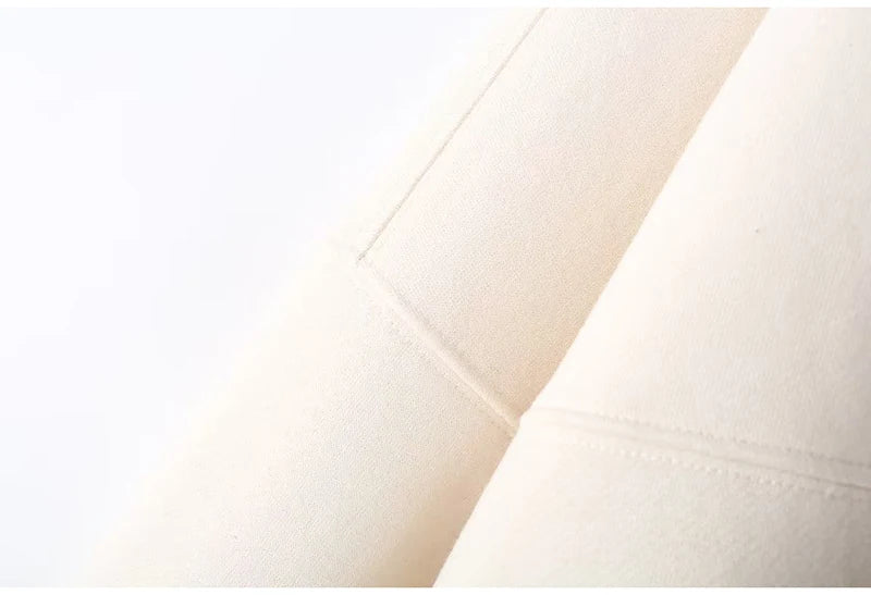 Warm 2 Piece Sweatsuits, Thick Fleece, Zipper Jacket, Batwing Sleeves, Clean Lines