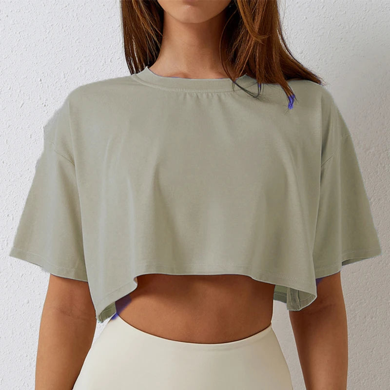 Cotton Crop Top Loose fit