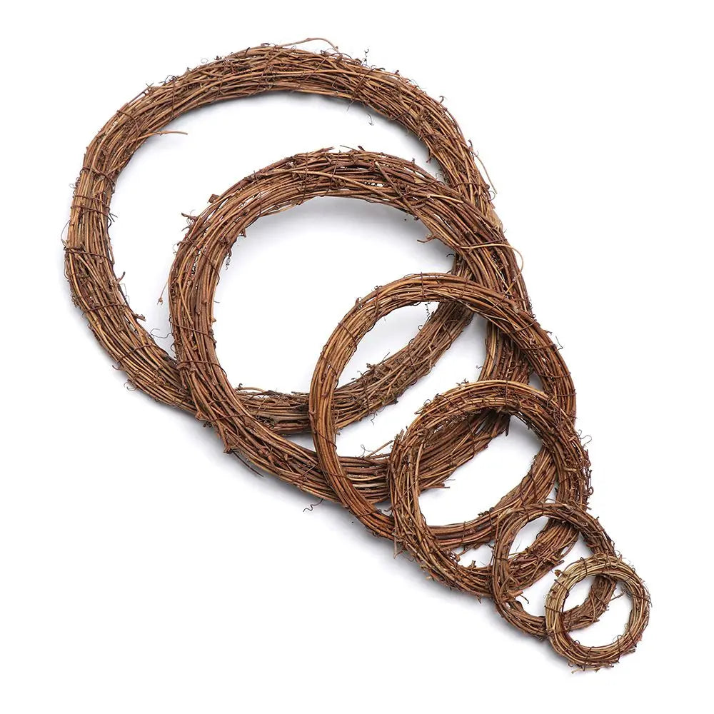 8-30CM  Artificial Wicker Vine Wreaths. Versatile to decorate for Halloween, Christmas, Kwanzae, Hanukkah, New Year, and any holiday or season!