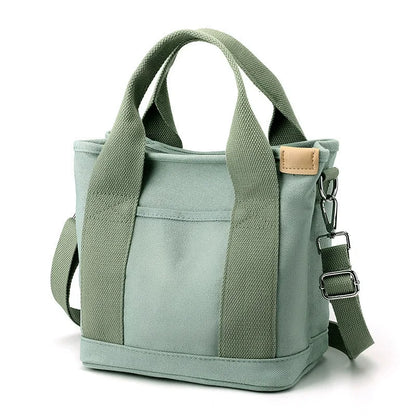 Canvas Crossbody Bag with Adjustable Strap