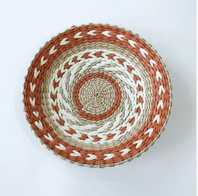Boho Hand Woven Wall Basket Hanging, Decorative, Rustic, and unique in any room