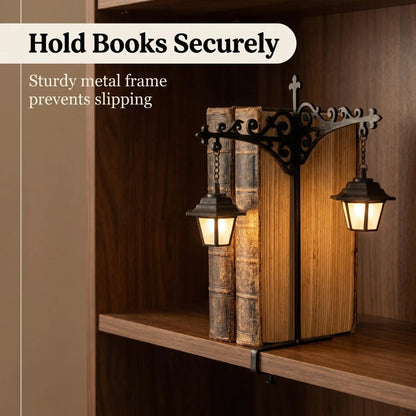 5 designs of Retro Bookshelf Lighting, Wall Mounted Reading Lamp, LED Night Light for Studious Ornamentation (Some Halloween, Some Not)